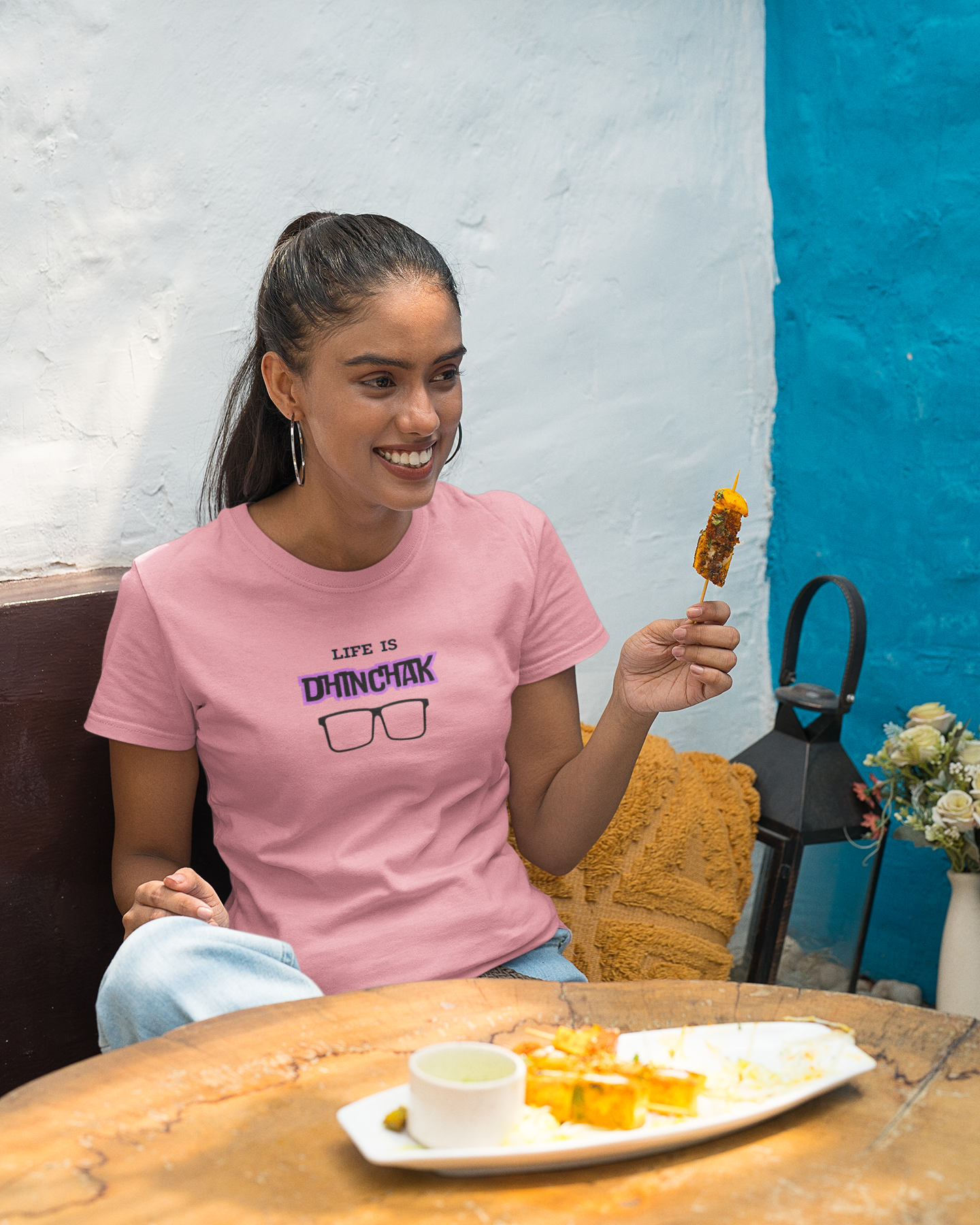 DHINCHAK premium pure cotton T-shirt for women