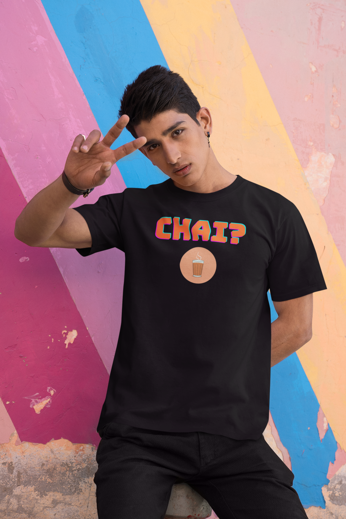 CHAI? premium pure cotton T-shirt for men