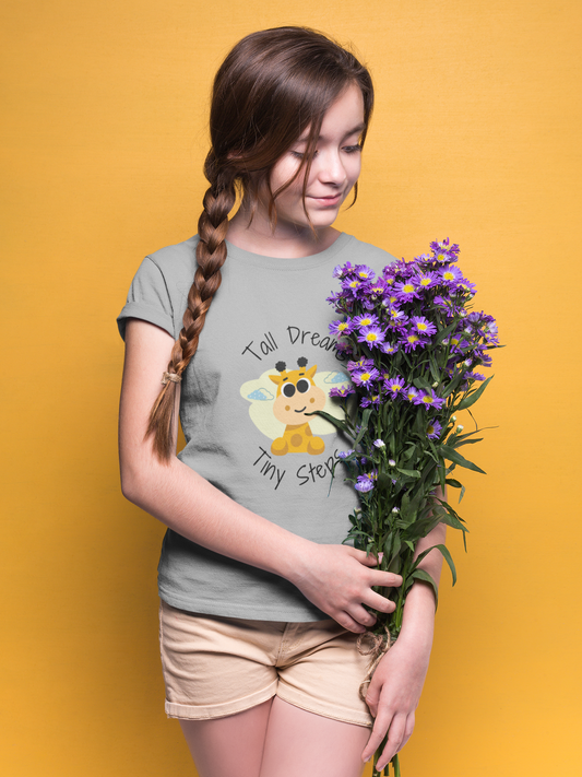 TALL DREAMS premium pure cotton girl T-shirt