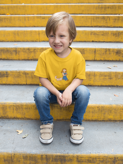 SHARING premium pure cotton boy T-shirt