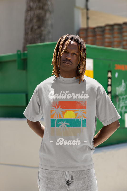 CALIFORNIA standard oversized UNISEX premium pure cotton T-shirt