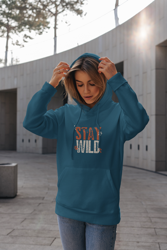 STAY WILD oversized UNISEX hoodie