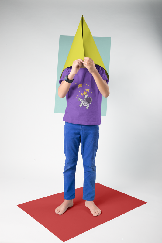 SPACE STARS premium pure cotton boy T-shirt