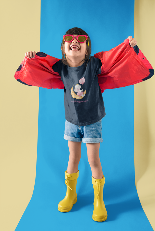 HAPPY THOUGHTS premium pure cotton girl T-shirt