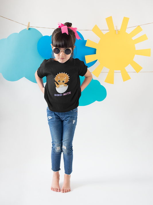 DINO-MITE premium pure cotton girl T-shirt
