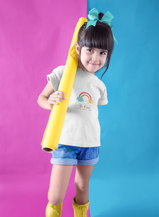 BE KIND premium pure cotton girl T-shirt