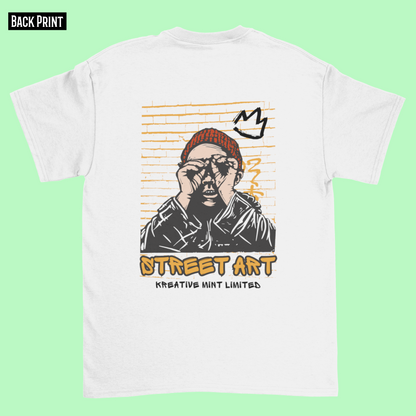 STREET ART classic oversized UNISEX premium pure cotton T-shirt