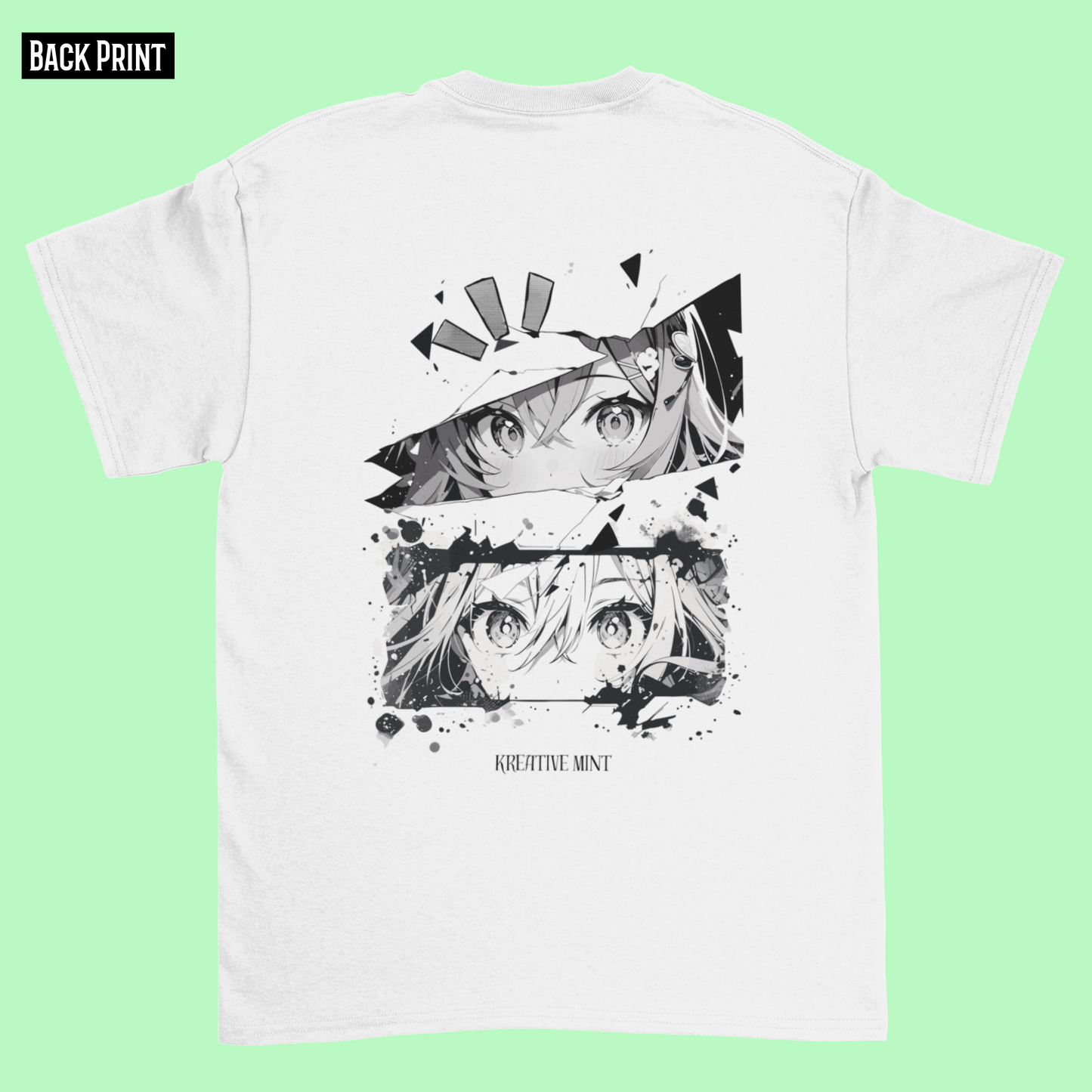 ANIME classic oversized UNISEX premium pure cotton T-shirt