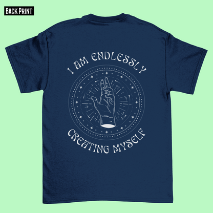 CREATING MYSELF classic oversized UNISEX premium pure cotton T-shirt