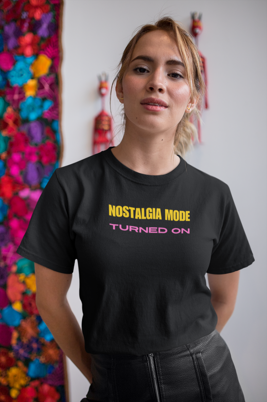 NOSTALGIA premium pure cotton T-shirt for women