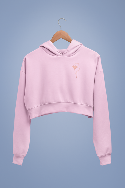 BALLON premium pure cotton CROP HOODIE for women