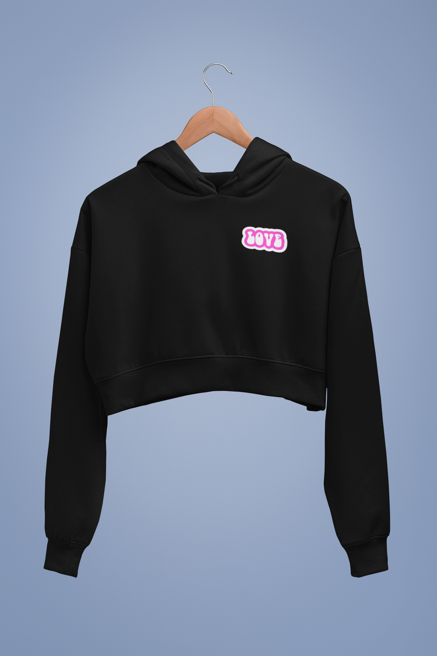 Women's Love Crop Hoodie