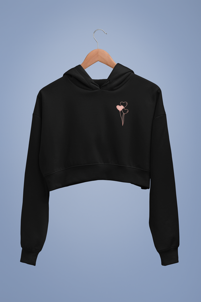 BALLON premium pure cotton CROP HOODIE for women