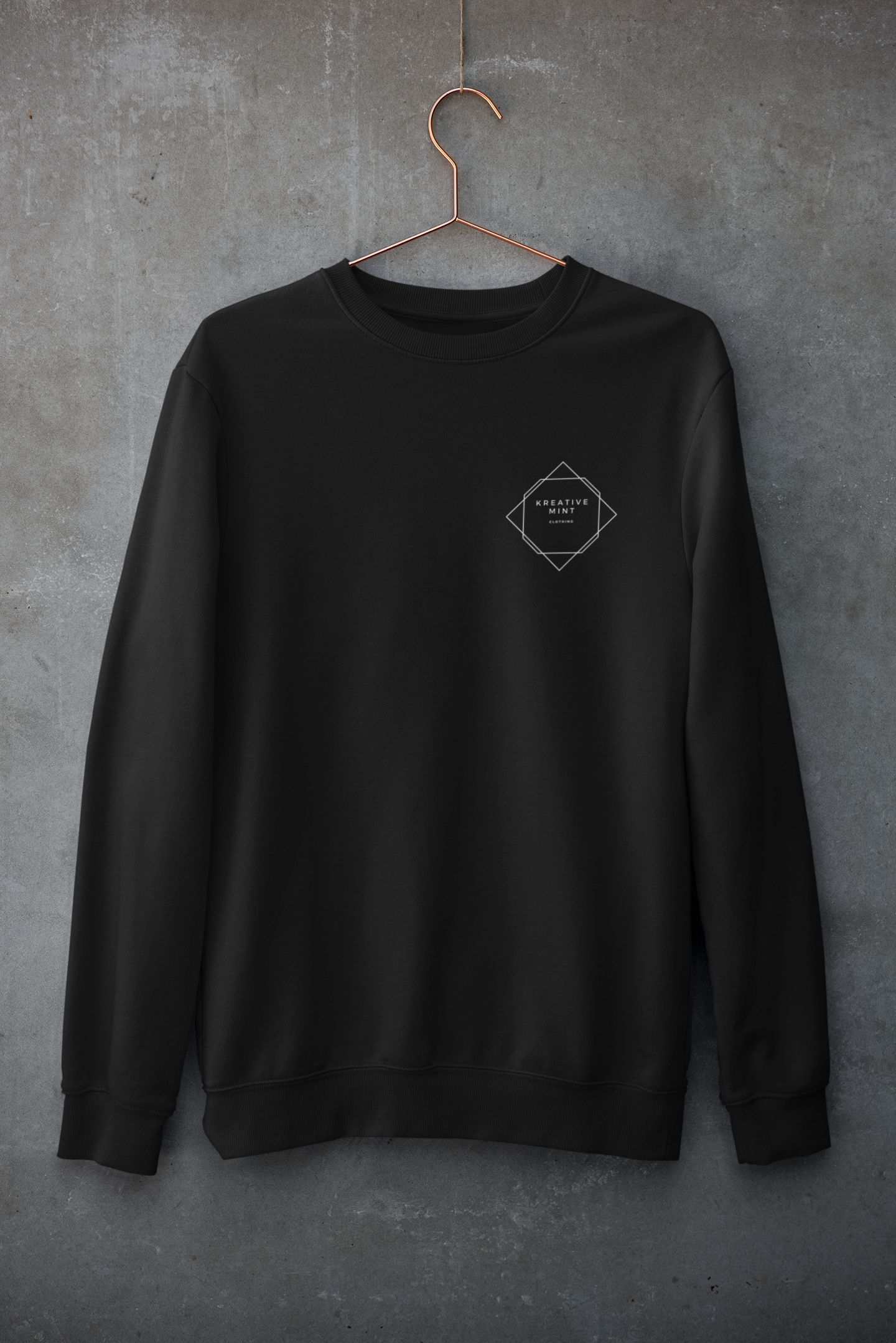 DARK SOLID unisex premium pure cotton sweatshirt