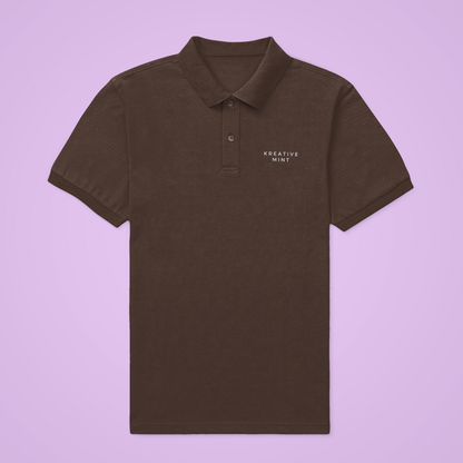 DARK KM SOLID premium pure cotton POLO T-shirt