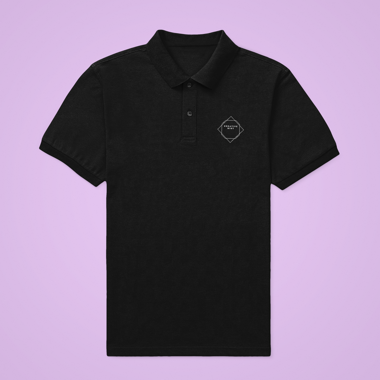 DARK SOLID premium pure cotton POLO T-shirt