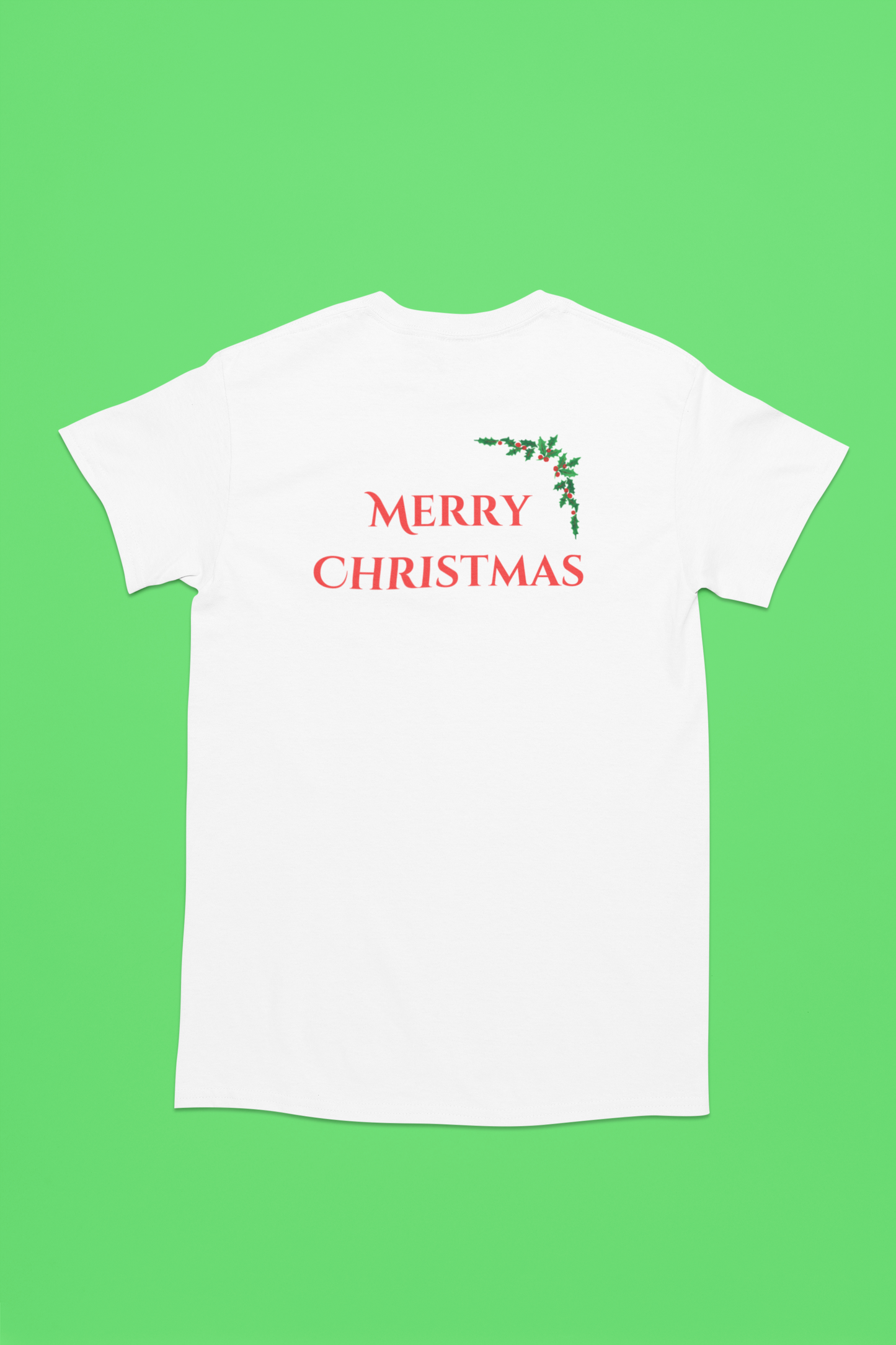 MERRY CHRISTMAS premium black pure cotton T-shirt for men