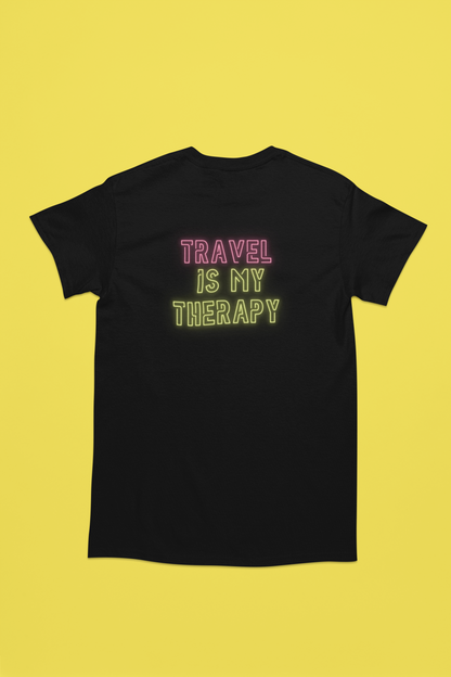 Men’s Travel Is My Therapy T-shirt