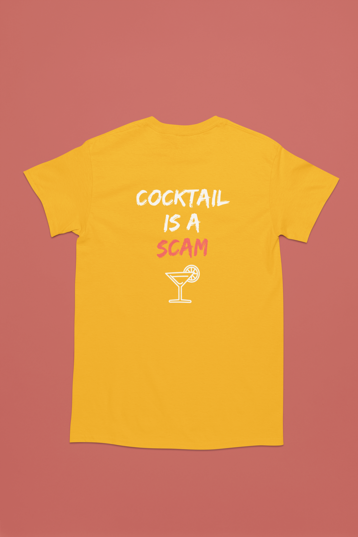 COCKTAIL premium pure cotton T-shirt for men