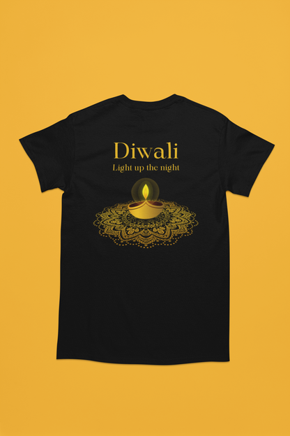 DIWALI DIYA premium pure cotton T-shirt for men