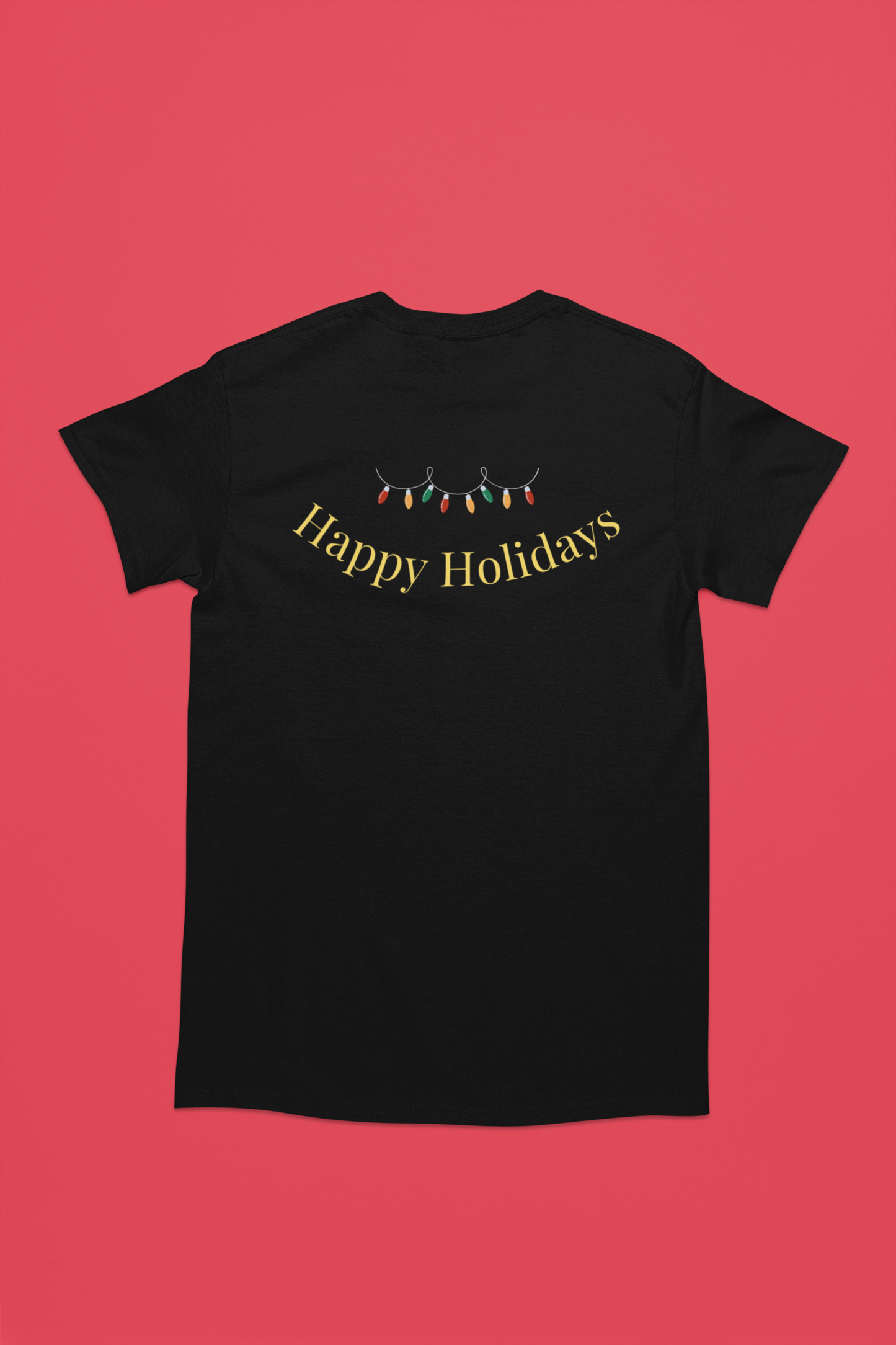 HAPPY HOLIDAYS premium pure cotton T-shirt form men