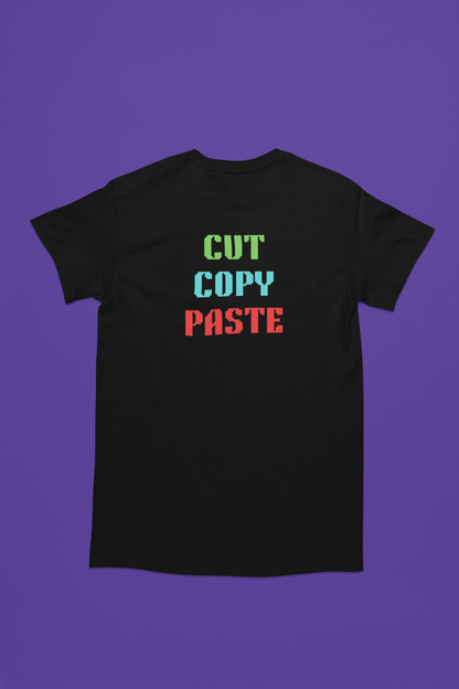 CUT COPY PASTE premium pure cotton T-shirt for men