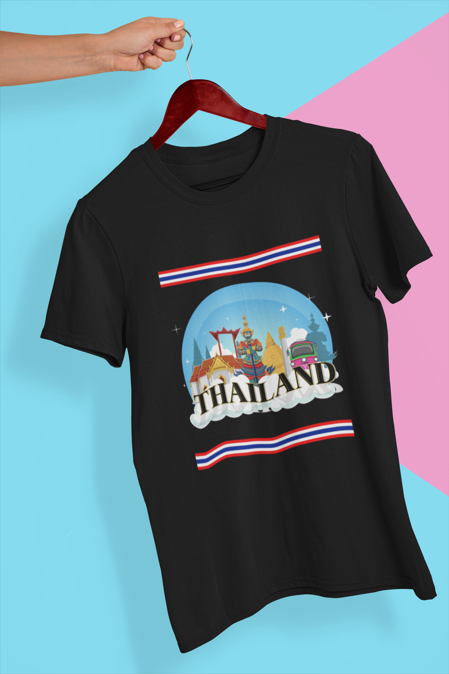 EXPLORE THAILAND premium UNISEX SUPIMA T-shirt