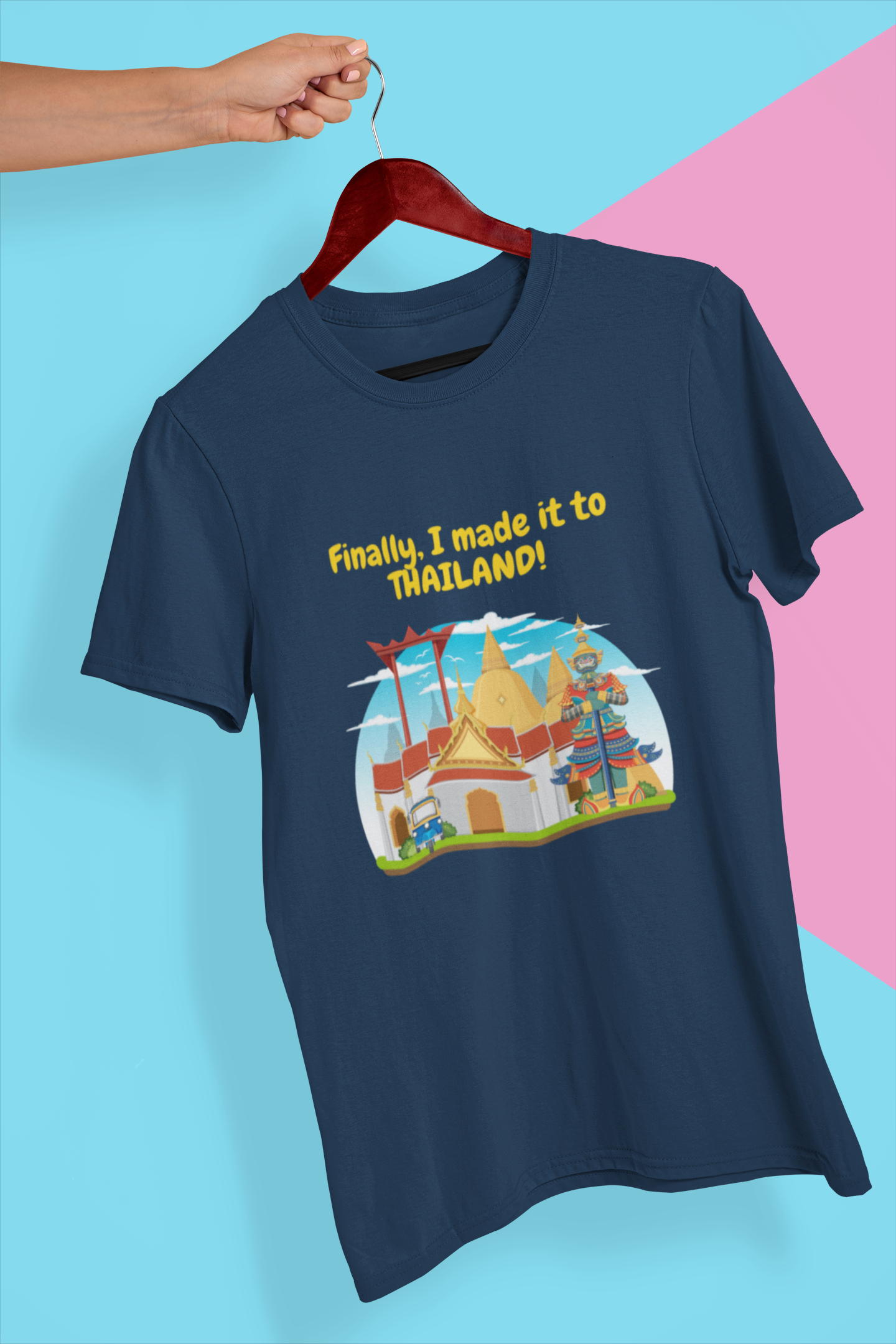 Men’s Finally I Made It To Thailand Supima T-shirt