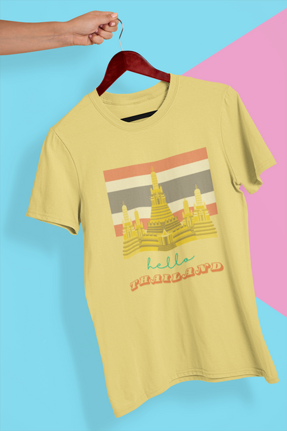 HELLO THAILAND premium UNISEX SUPIMA T-shirt