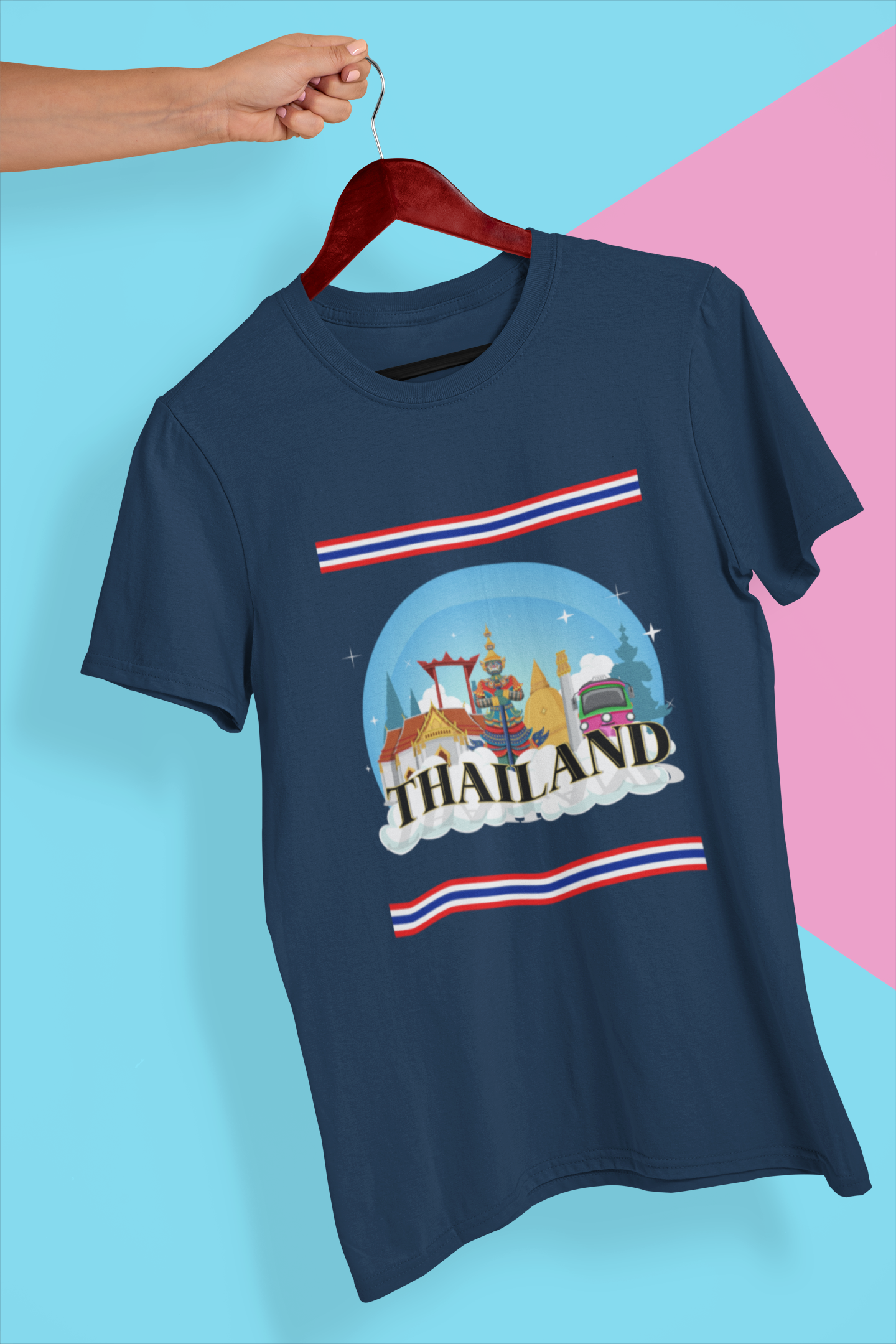EXPLORE THAILAND premium UNISEX SUPIMA T-shirt