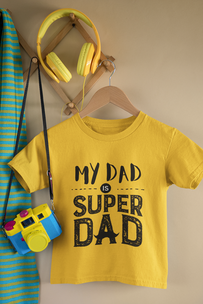 SUPER DAD premium pure cotton boy T-shirt
