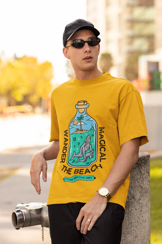 MAGICAL classic oversized UNISEX premium pure cotton T-shirt