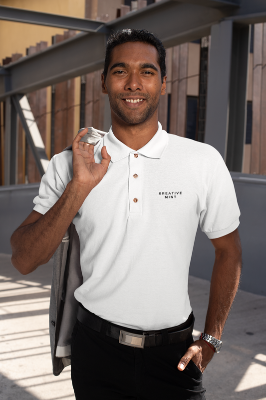 LIGHT KM SOLID premium pure cotton POLO T-shirt