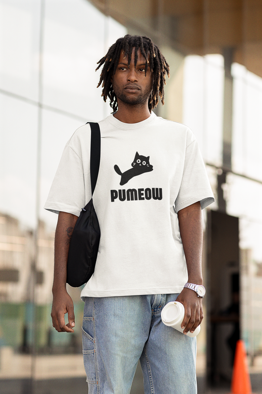 PUMEOW standard oversized UNISEX premium pure cotton T-shirt