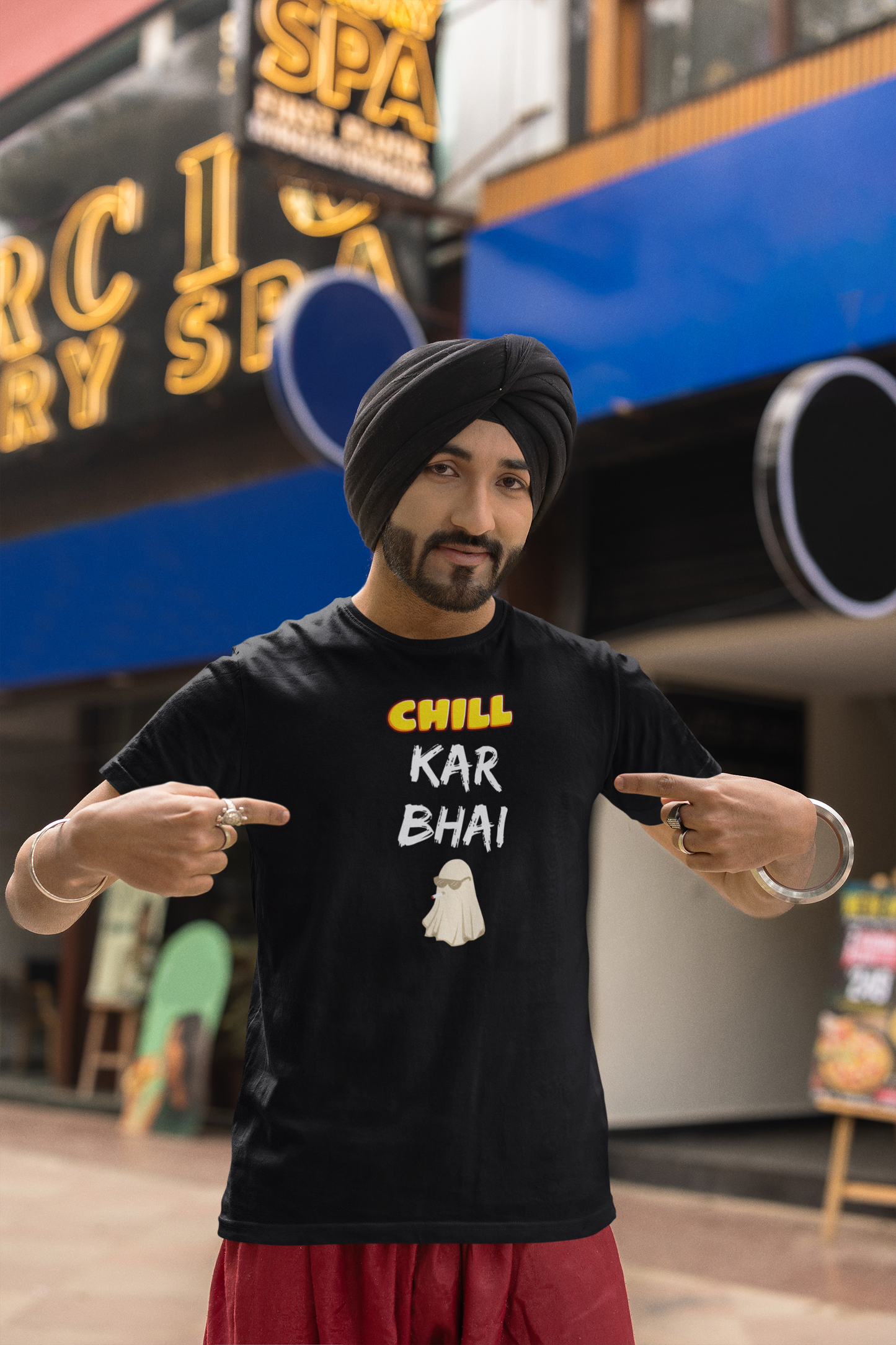 CHILL KAR premium pure cotton T-shirt for men