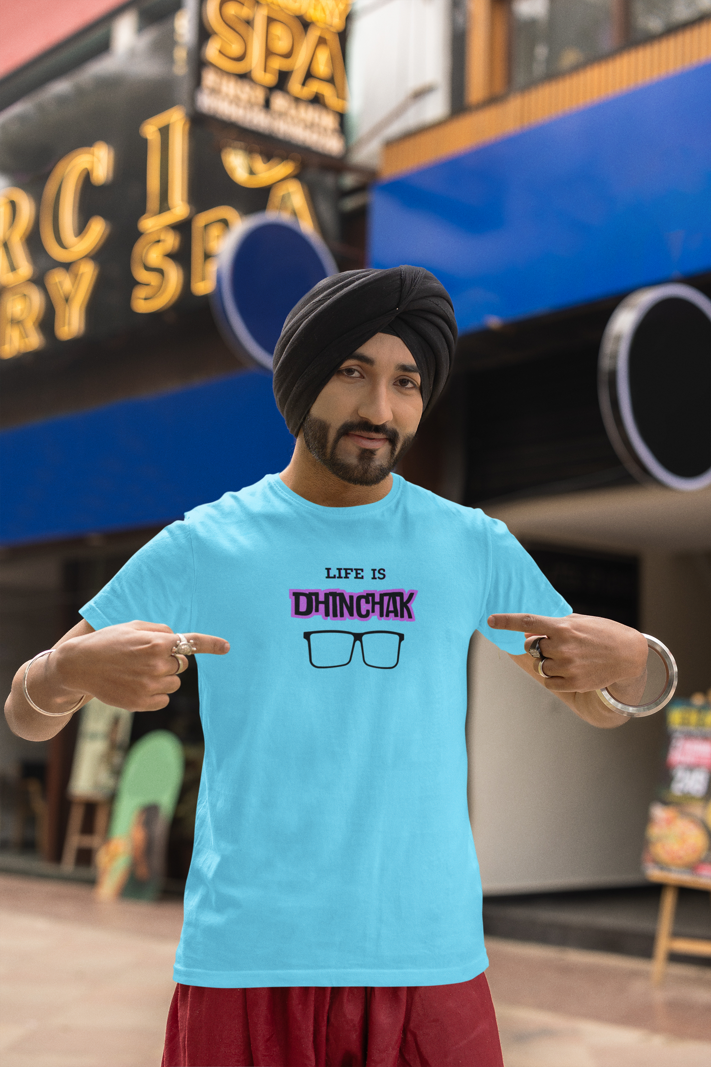 DHINCHAK premium pure cotton T-shirt for men