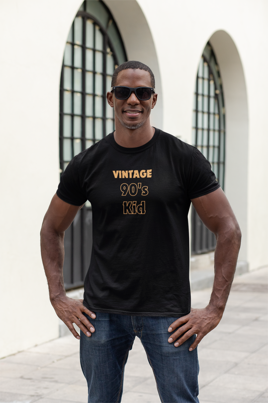 VINTAGE premium pure cotton T-shirt for men