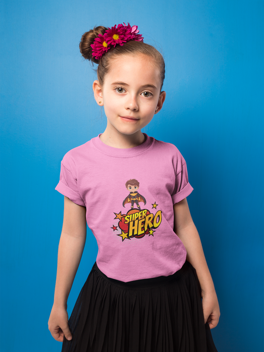 SUPERHERO premium pure cotton girl T-shirt