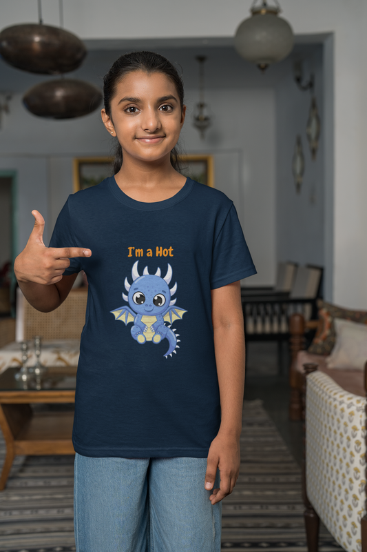 DRAGON premium pure cotton girl T-shirt