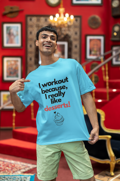 DESSERT classic oversized UNISEX premium pure cotton T-shirt