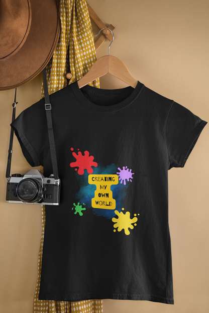 COLOR premium pure cotton girl T-shirt