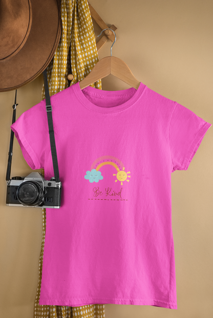 BE KIND premium pure cotton girl T-shirt