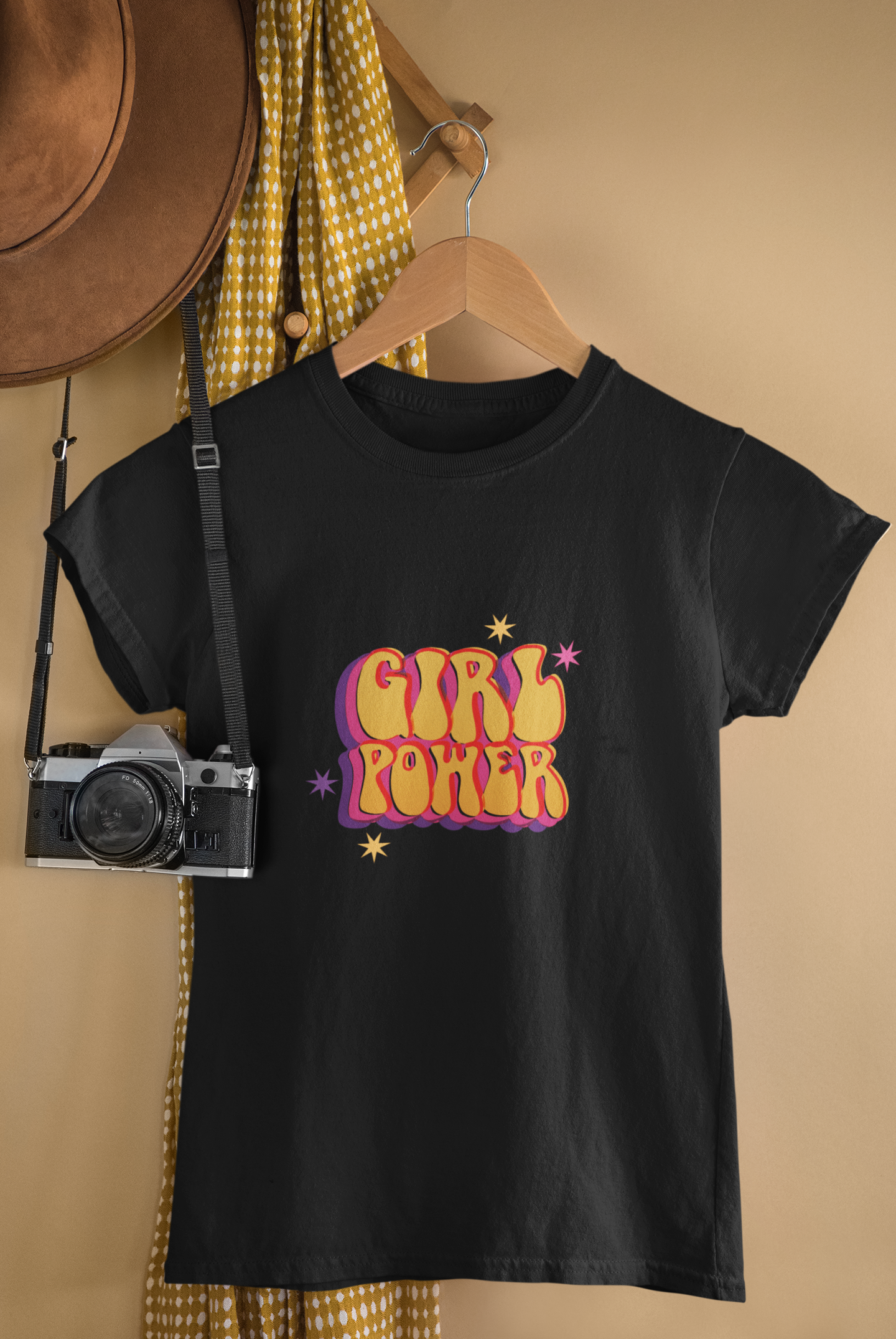 GIRL POWER premium pure cotton girl T-shirt