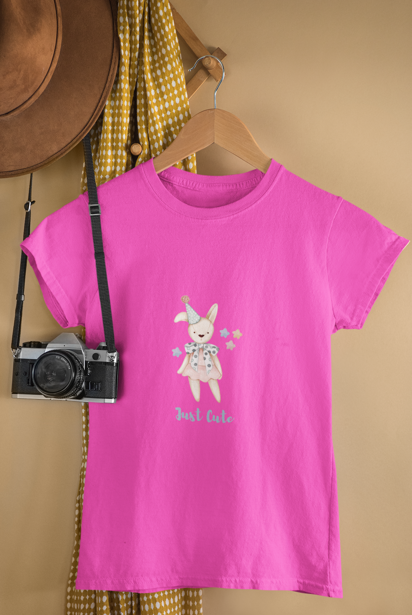 JUST CUTE premium pure cotton girl T-shirt