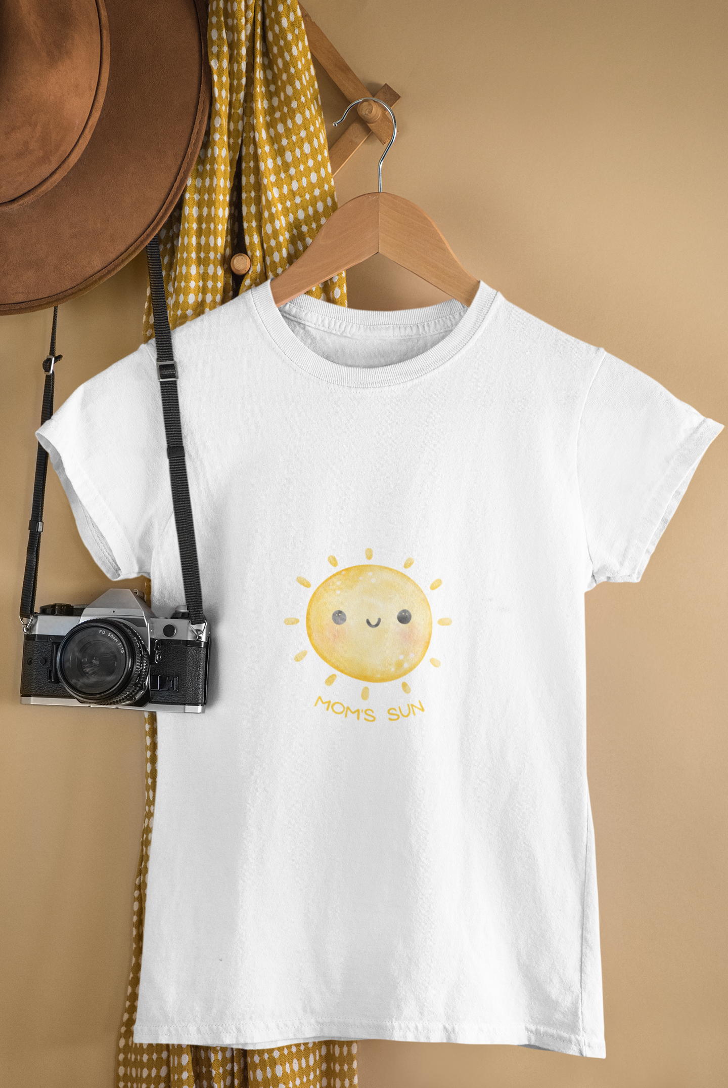 MOM'S SUN premium pure cotton girl T-shirt