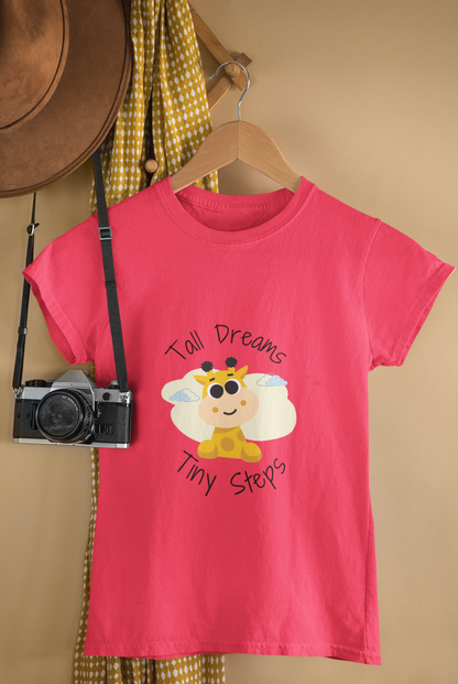 TALL DREAMS premium pure cotton girl T-shirt