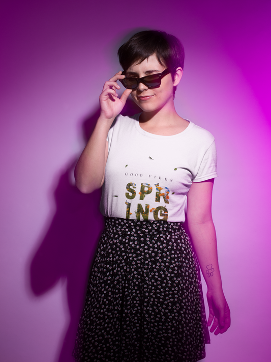 SPRING premium pure cotton T-shirt for women