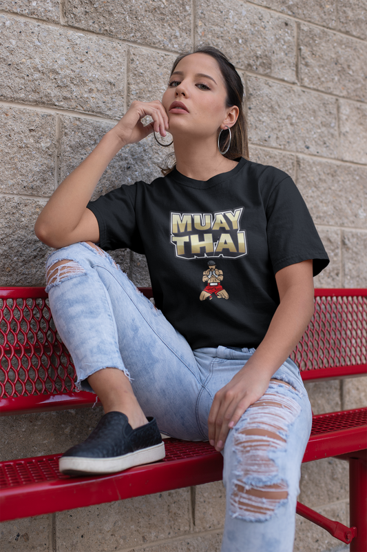 MUAY THAI premium UNISEX SUPIMA T-shirt