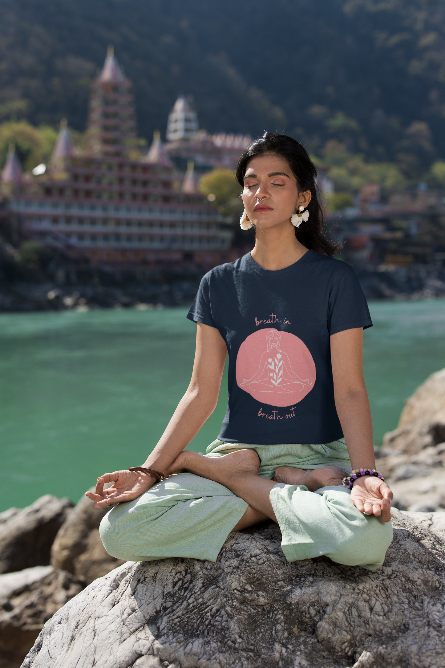 BREATHE premium pure cotton T-shirt for women