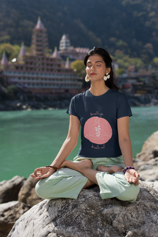 BREATHE premium pure cotton T-shirt for women
